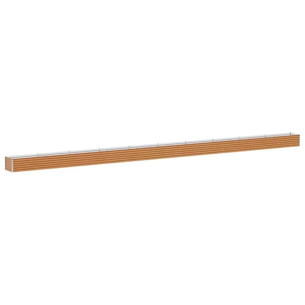 Fioriere | Cassetta per fiori | Letto rialzato da giardino 970 x 50 x 36 cm Acciaio zincato