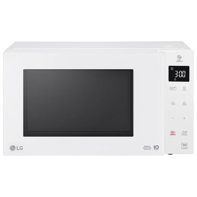 LG MH6336GIH Microonde 23 litri, 1000W, Grill, Smart Inverter, Bianco