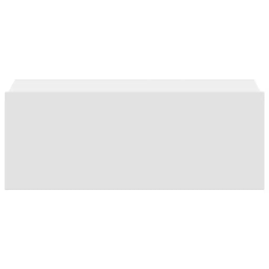 Comodini Pensili 2 pz Bianco 40x30x15 cm in Truciolato cod mxl 54485