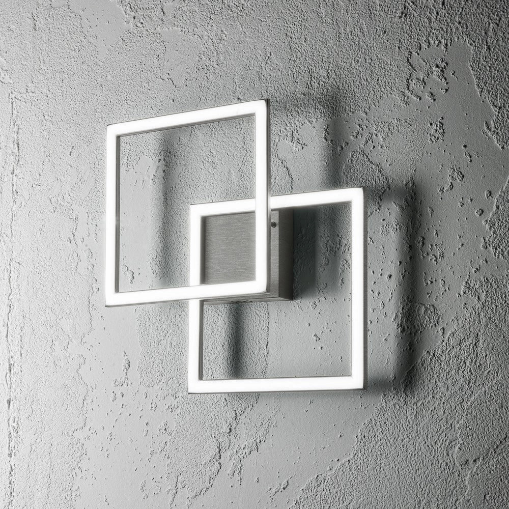 Lampada a soffitto AFRODITE P/P 28W 1400lm 3000K dimmerabile taglio fase - Titanio - Struttura in alluminio e diffusore in silicone opale