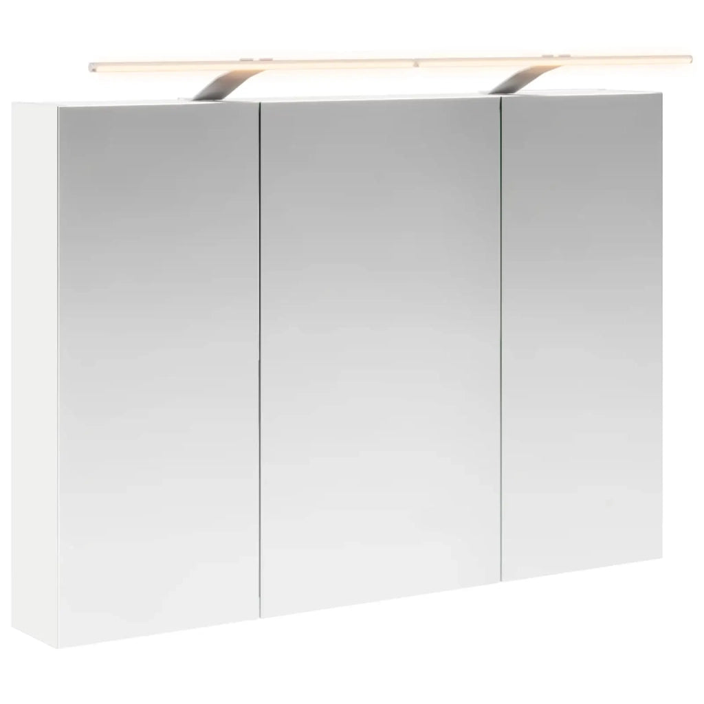 Mobiletto per specchio da bagno Bianco 100 x 14,5 x 70 cm