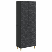 Set di armadi 2 pcs Nero 66 x 34,5 x 90 cm Legno ingegnerizzato