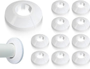 Kit di coperture per tubi di riscaldamento 10 pezzi - Coperture in plastica per tubi di riscaldamento - Coperture per tubi di riscaldamento - Efficienza e ordine - Alta qualità - Coperture per tubi di riscaldamento