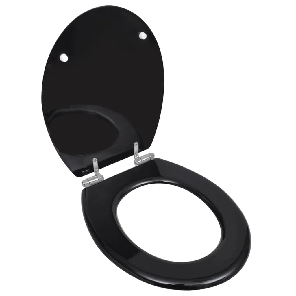 Set di due sedili per WC con coperchi in MDF nero 02_0002942