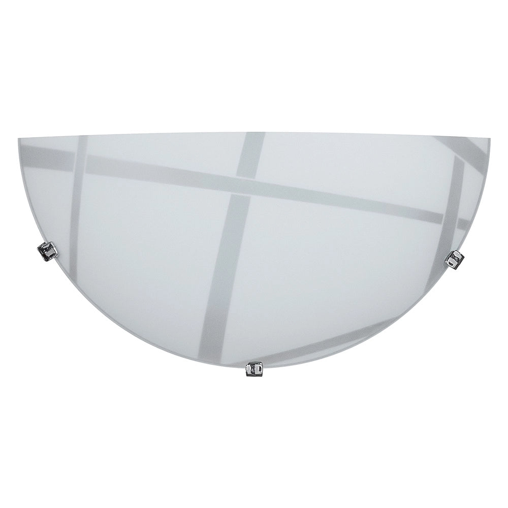 APPLIQUE CON DECORAZIONE 'DARIO' attacco E27- 4 pezzi  - BricoGo