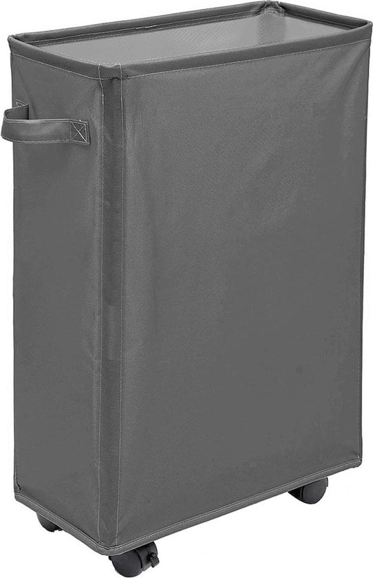 Asciugamano a ruote - asciugamano pieghevole - organizzatore rettangolare - 40 l grigio scuro