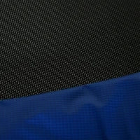 Trampolino Elastico con Scaletta e Rete di Sicurezza, in Acciaio e Plastica, Ø180x200 cm, Blu