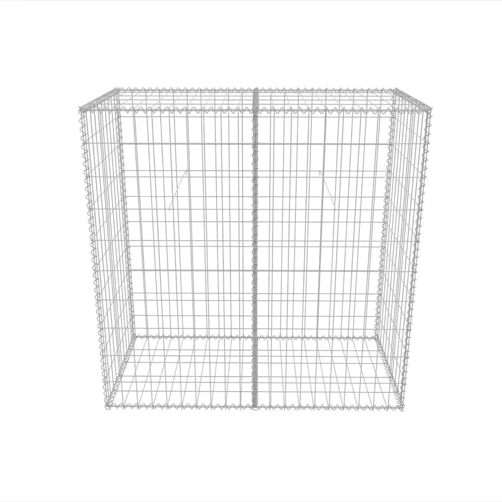 Gabbione in Rete in Acciaio Zincato 100x50x100 cm 142550