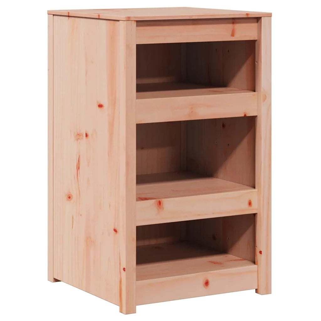 Mobile da cucina moderno compatto 55 x 55 x 92 cm in legno massello di pino finitura rovere marrone 02_0052142