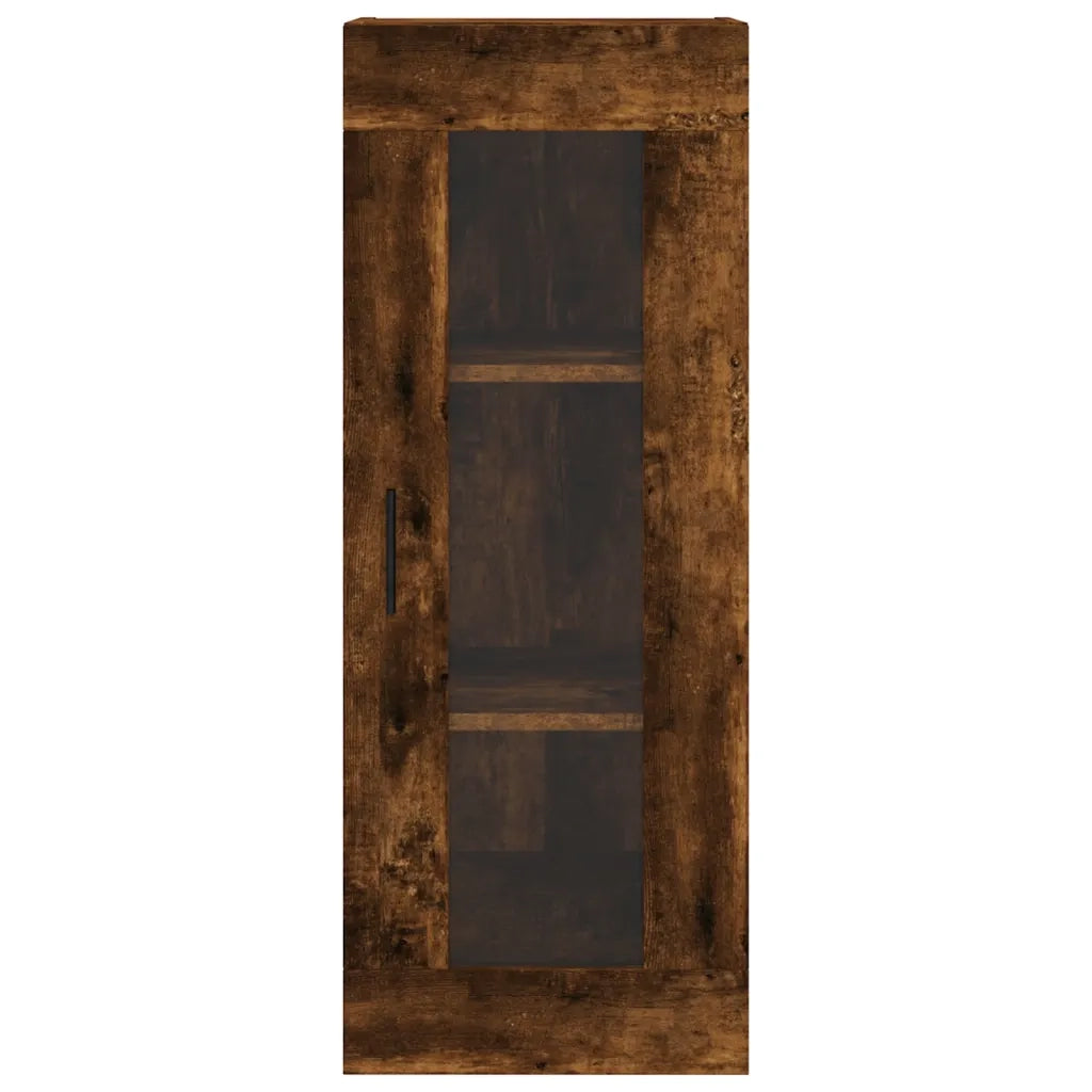 Credenza Rovere Fumo 34,5x34x180 cm in Legno Multistrato 3199382