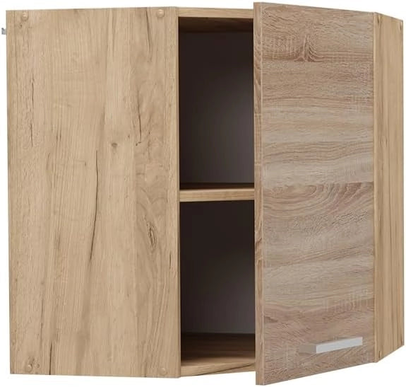 Mobile angolare da cucina R-Line, Sonoma, 57 cm, per la libera combinazione all'interno di sistemi cucina modulari