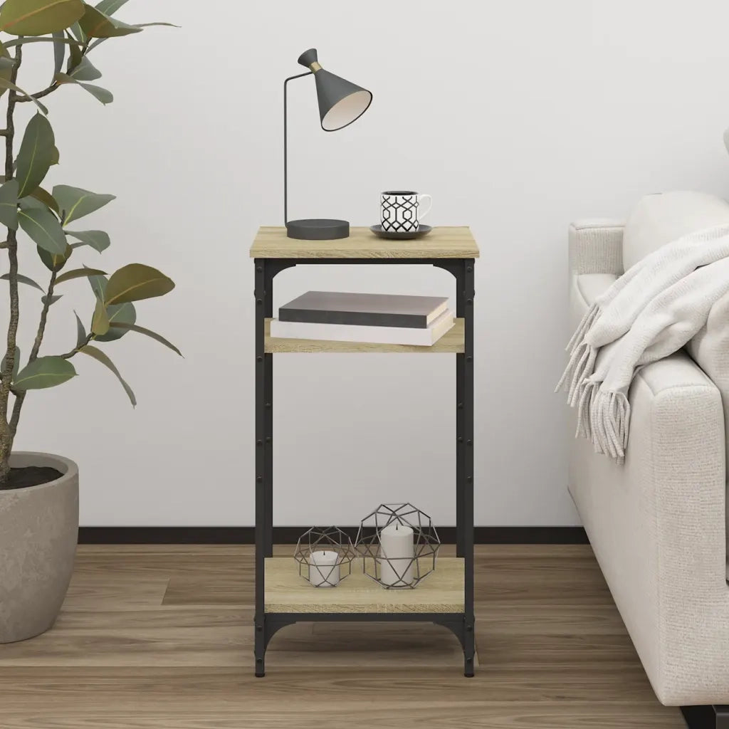 Tavolino Rovere Sonoma 40x30x75 cm in Legno Multistrato 825798
