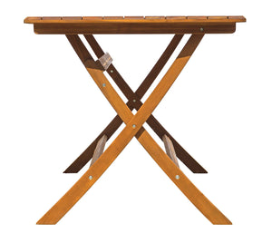 Tavolo Pieghevole da Giardino 140x82x76 cm Castiglione in Legno  di Acacia