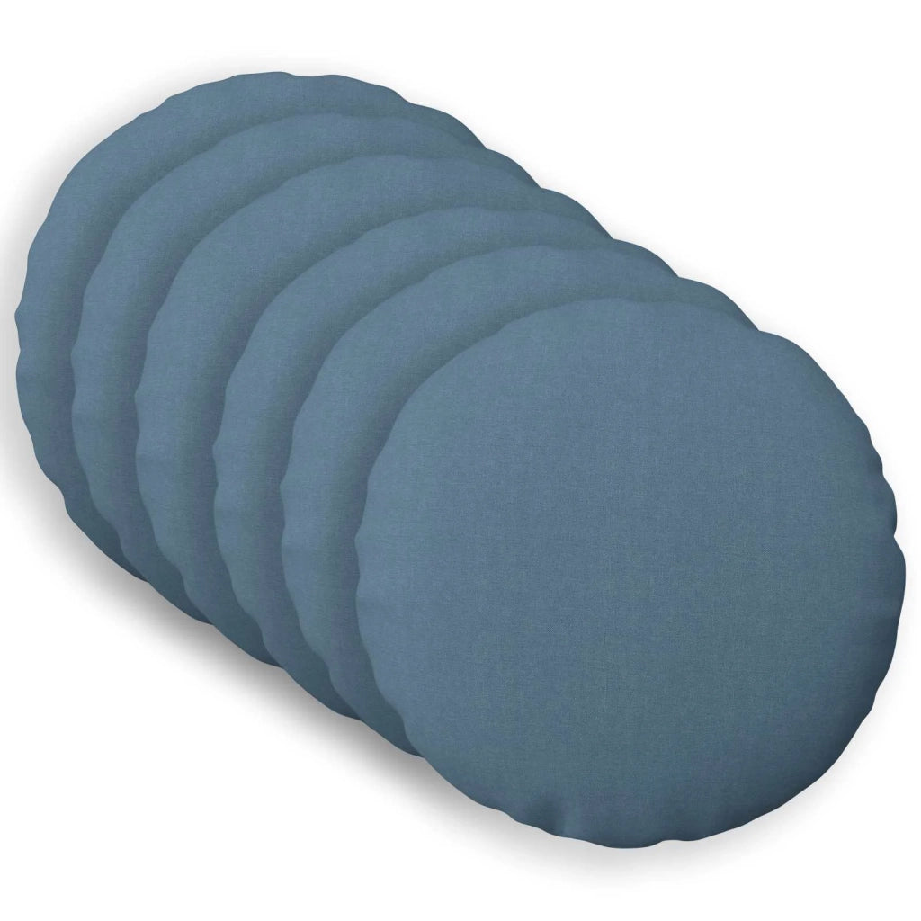 Federa 6 pz HEERLEN Blu jeans Ø 30 cm Tessuto 921882