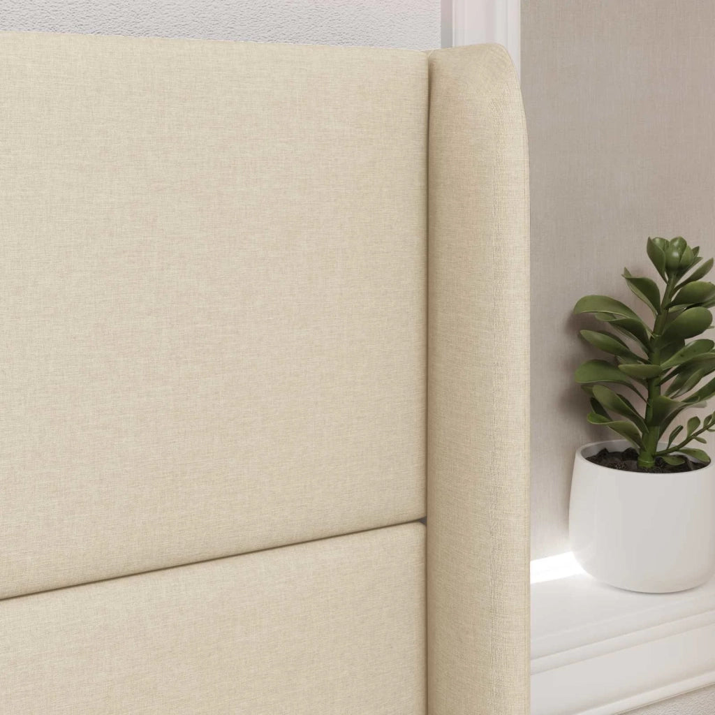 Orecchia della Testata Crema 80 x 16 x 4 cm Tessuto CFW4209721