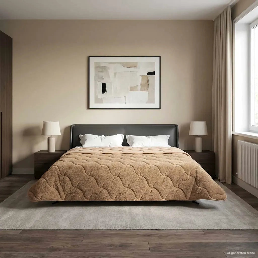 Duvet Estivo Talpa 200 x 240 cm Microfibra e Fleece Teddy 42026209