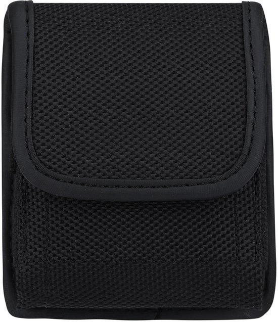 Taschi per smartphone Oxford tessuti, cintura semplice nera, flip, compatibile con Samsung Z Flip 3/4/5 5G