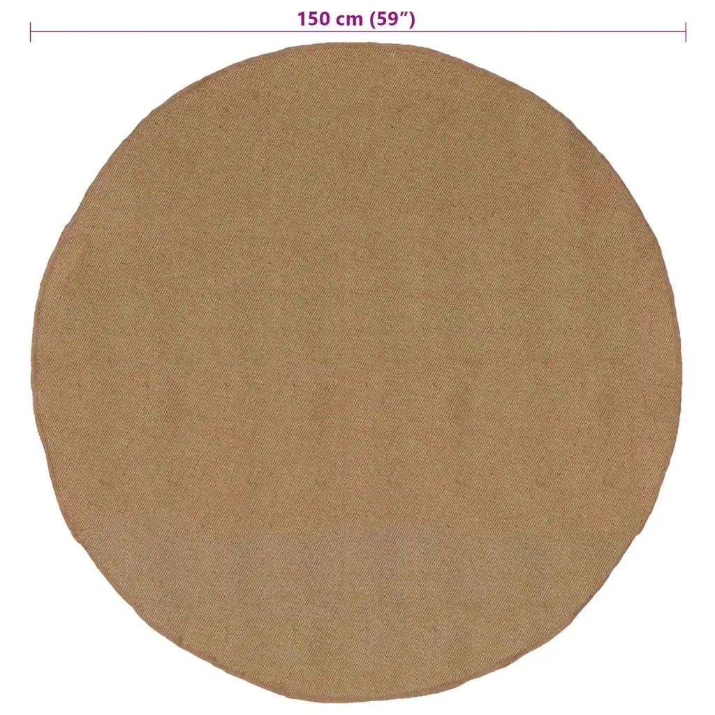 Tappeto Naturale Ø 150 cm Juta 42010792