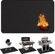 Mat di griglia 122 x 165 cm per piatti da cucina - Protezione del pavimento e mat di griglia in silicone per esterno