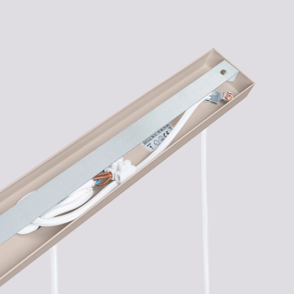 Lampada a sospensione GRAVIO 3 luci GU10 taupe/bianco
