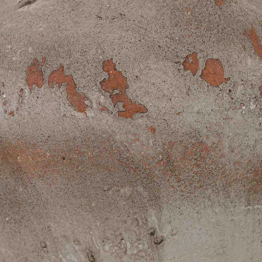 Vaso in resina marrone anticata, 27,5 x 27,5 x 27,5 cm (altezza)