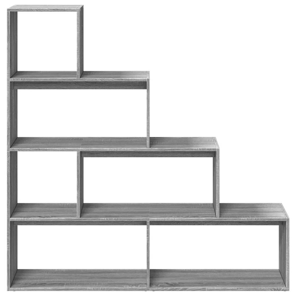 Libreria 4 Ripiani Grigio Sonoma 143,5x29x143,5 cm Truciolato 857999