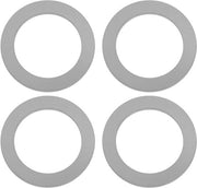 Set di pedali in acciaio inossidabile 4 pezzi 1,5mm per assi pedaliera 9/16 pollici per biciclette mountain bike e da corsa - duraturo e resistente alla ruggine