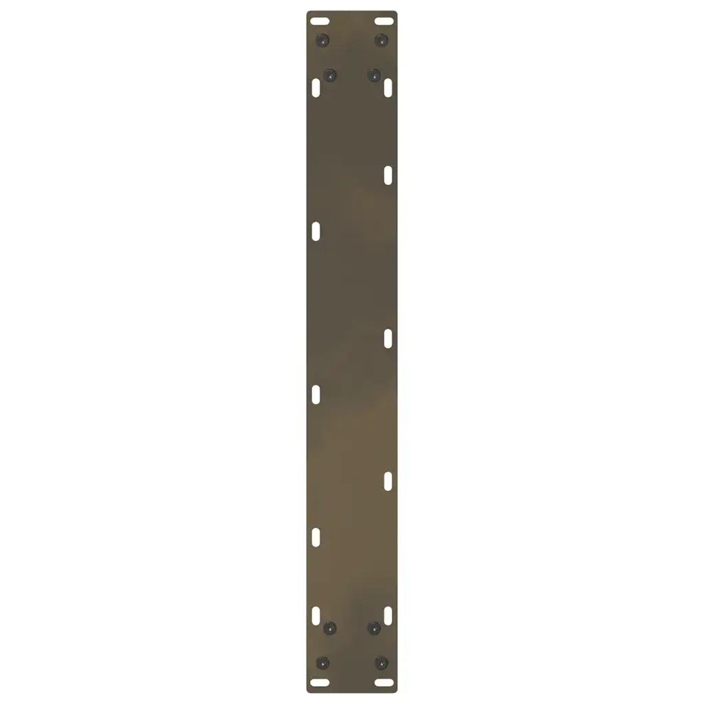 Gambe per tavolo da pranzo a forma di U 2 pz in acciaio naturale 60x(72-73) cm 4013183