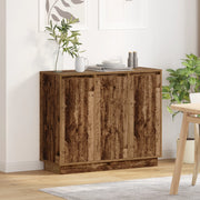 Mobile con LED in Legno Vecchio 90x32x75 cm in Legno Ingegnerizzato