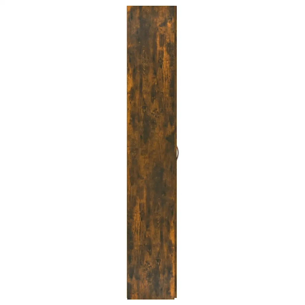 Armadio per Ufficio Rovere Fumo 60x32x190 cm Legno Multistrato CFW3778945