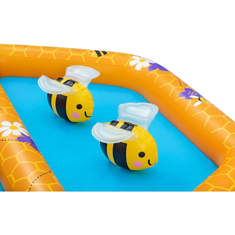 Trade Shop - Piscina Gonfiabile Gioco Alveare Per Bambini Con 20 Palline 2 Api 127x119x61cm 52639 -