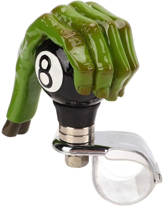 Pomello Antislip - Manubrio - Spinner del Volante - 3 Cm Anello di Montaggio - Compatibile con Auto/Van - Trattori/Barche - Costruzione Solida - Spinner del Volante