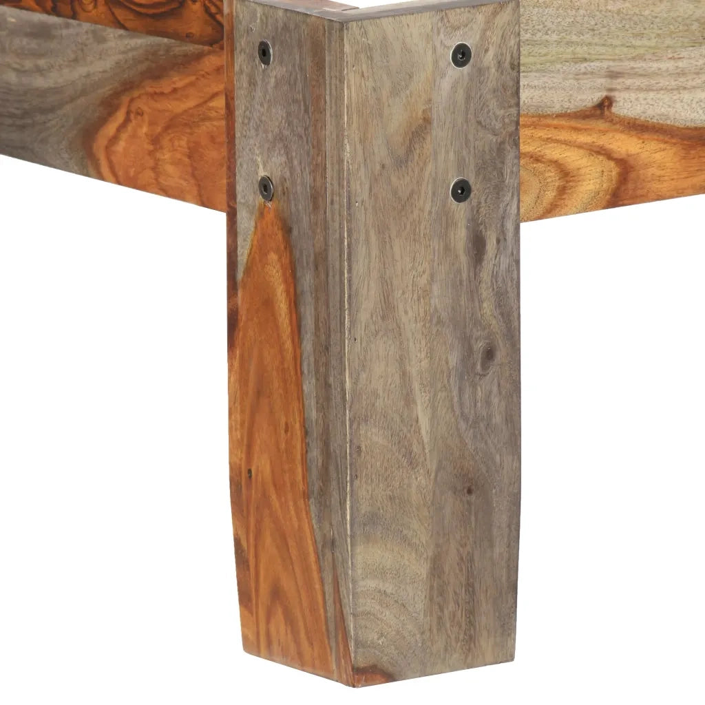 Giroletto senza Materasso in Legno Massello 200x200 cm 288419