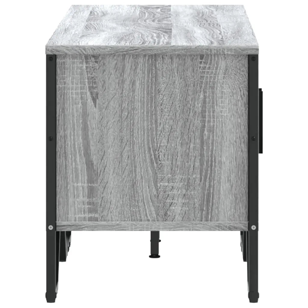 Mobile Porta TV Grigio Sonoma 122x34x41cm in Legno Multistrato 848587
