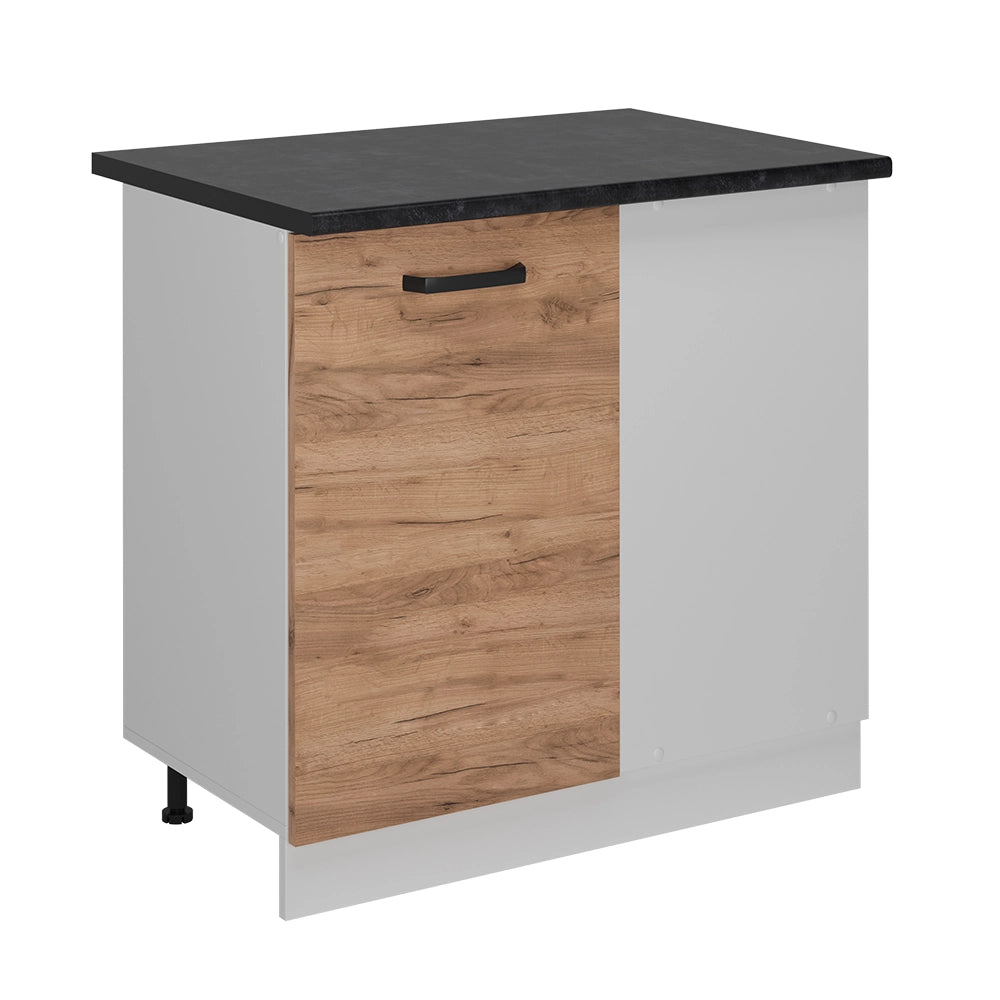 Vicco Mobile ad angolo cucina Quercia dorata 86 cm PL Antracite
