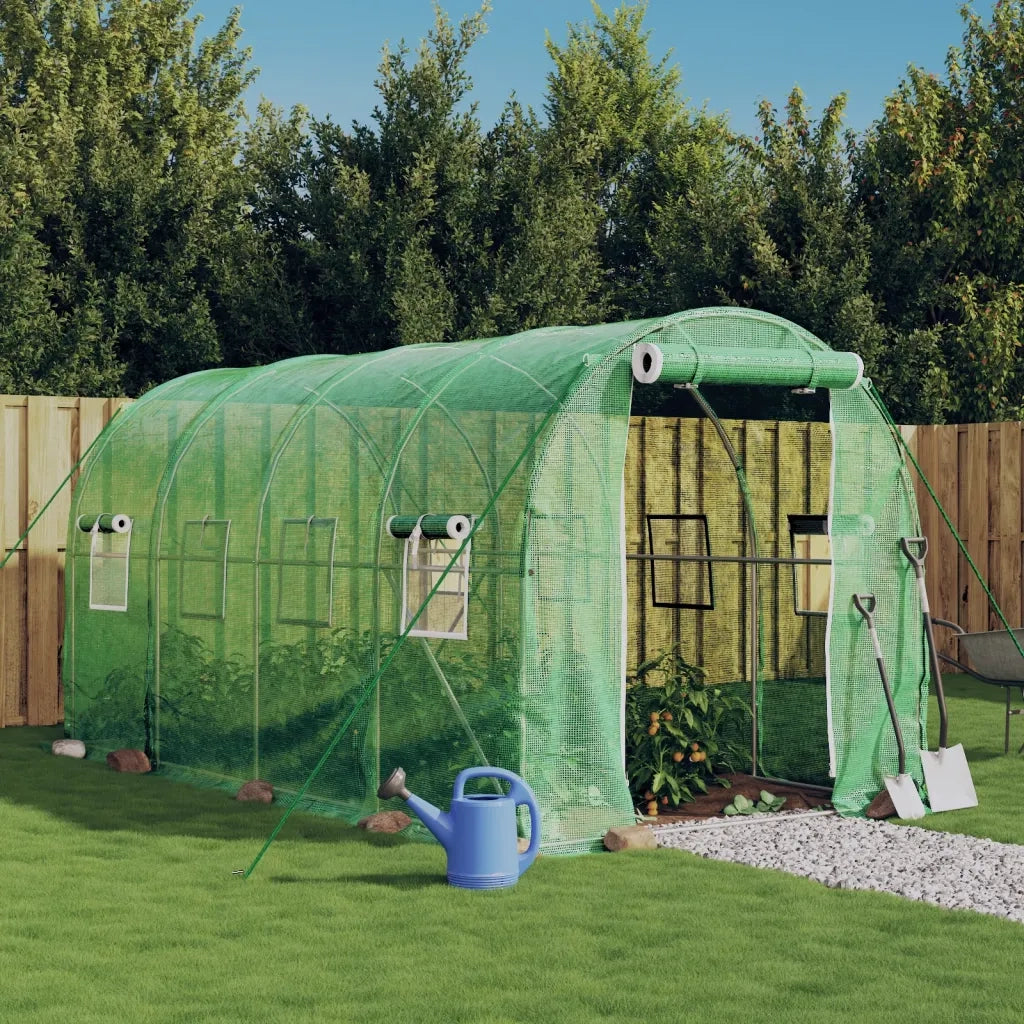 Serra con Telaio in Acciaio Verde 8 m2 4x2x2 m CFW4359761