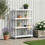Unità di scaffalatura 4 livelli 100 x 40 x 136,5 cm PP Bianco 8011750
