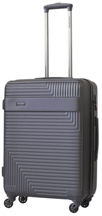 Set 3 Valigie Trolley Rigide in ABS 4 Ruote TSA Ravizzoni Long Island Grigie