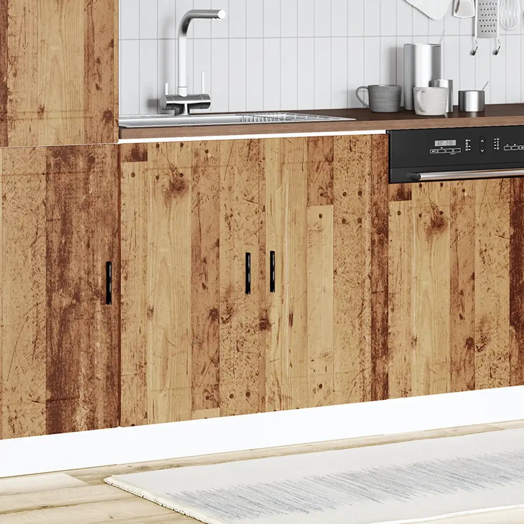 Mobile base lavello-Armadietto da bagno Porto Legno Vecchio 80x46x81,5cm Truciolato