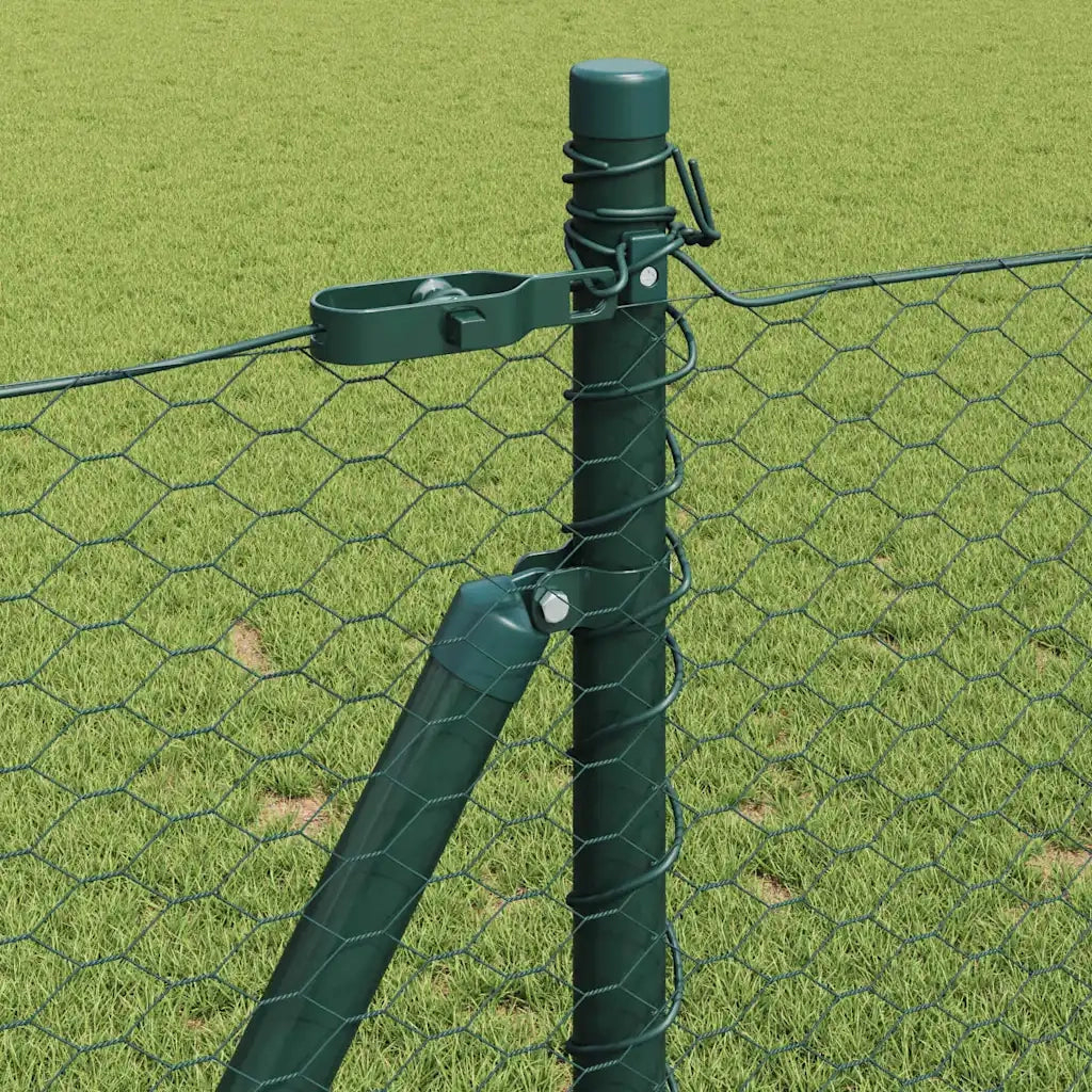 Palo della recinzione Verde 100 x 1 m (maglia da 25 mm)