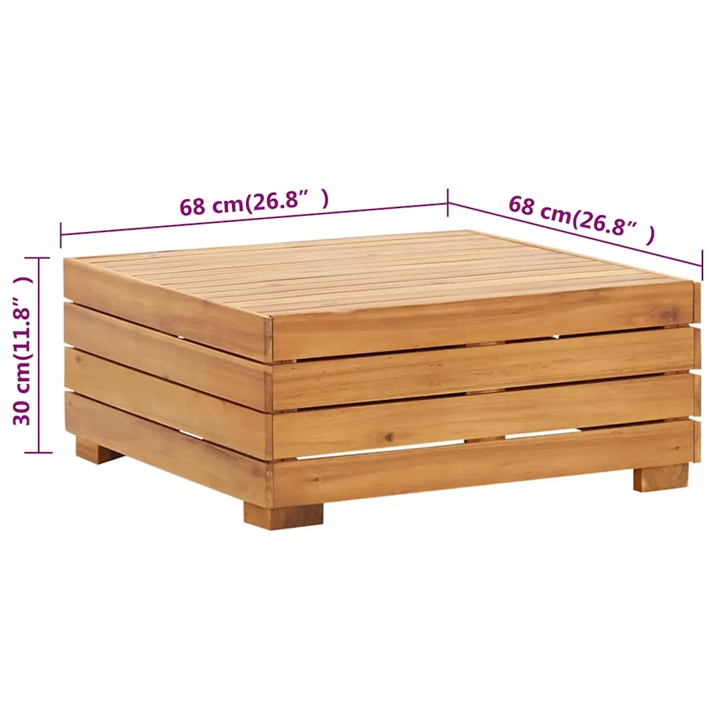 Salotto da Giardino-Set Divani da Giardino2 pz con Cuscini in Massello di Acacia 758904