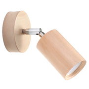 Applique MONTAN legno chiaro spot lettura GU10 Pure Lume