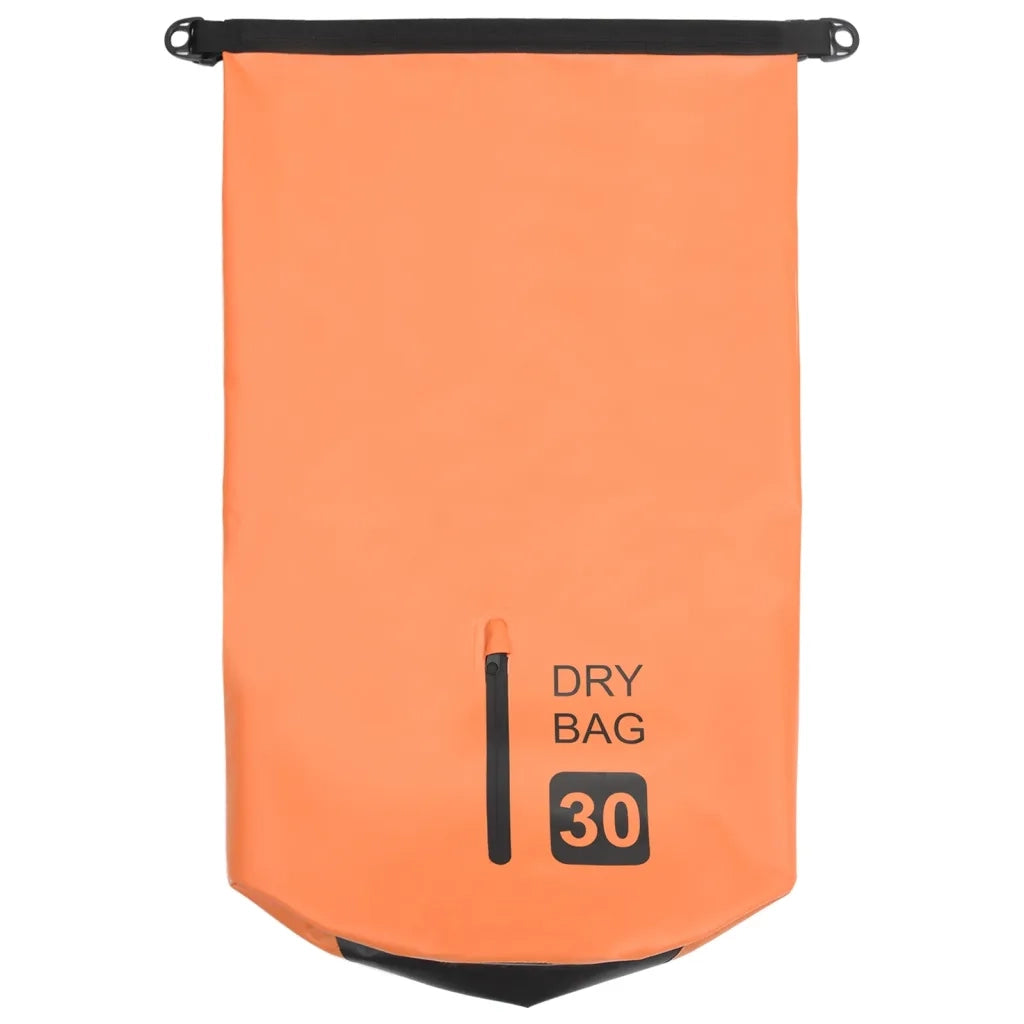 Borsa Impermeabile con Cerniera Arancione 30 L in PVC 92786