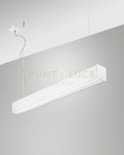TURNER SOSPENSIONE BIANCA 29W 3000K 3470LM PRISMATIC IP40 100CM
