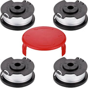 Set di fili di taglio in nylon per trinciatori a batteria - Materiale duraturo - Nero - 4 pezzi - Adatto per GE-C...