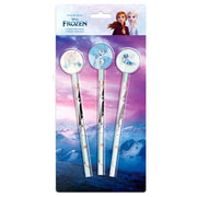 Trade Shop - Set 3 Pz Matite Con Gomma Tema Frozen Accessori Per Disegno Scuola Bambine 955500 -