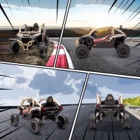 Macchina Elettrica per Bambini 3-8 Anni 12V con Licenza KAWASAKI, Doppio Motore, Telecomando e Musica, Giallo