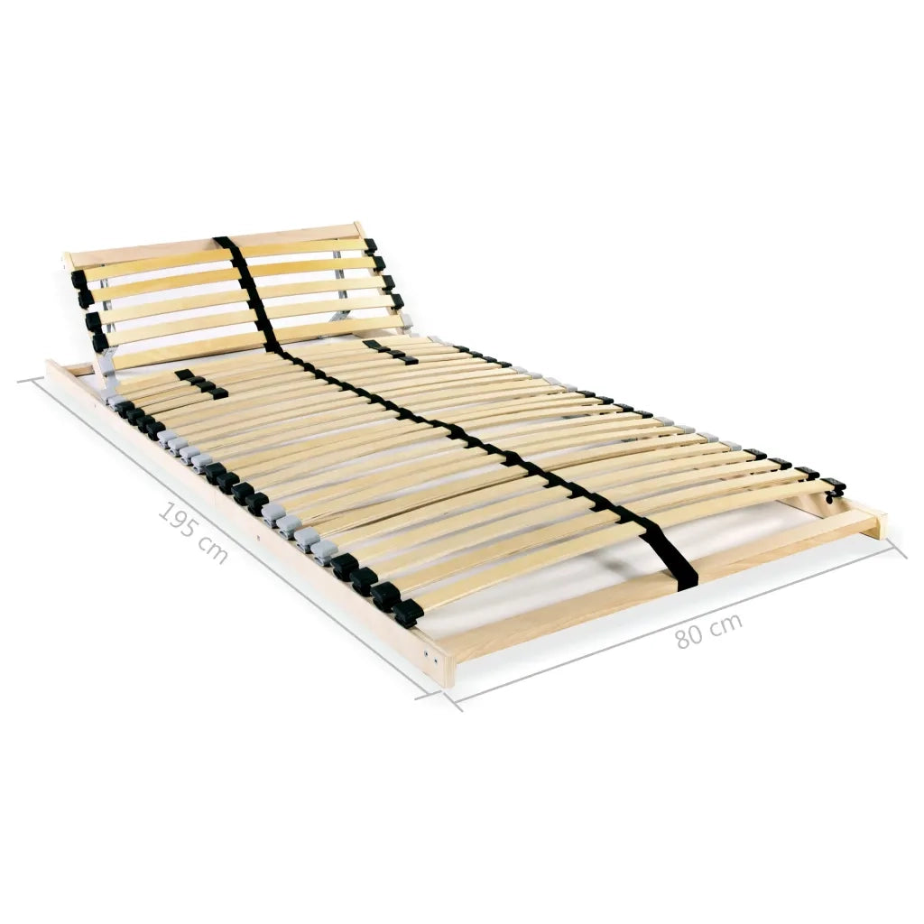 Rete a Doghe 7 Zone senza Materasso con 28 Doghe 80x200 cm