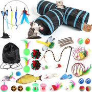 Set di gioco per gatti interattivi - 39 pezzi - gatto a molla - zucca per gatti - accessori per gatti