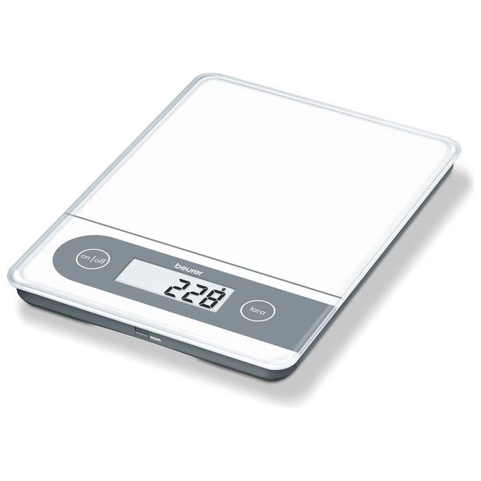 Beurer KS 59 XXL Bilancia da Cucina, elettrica, grey, white, argento